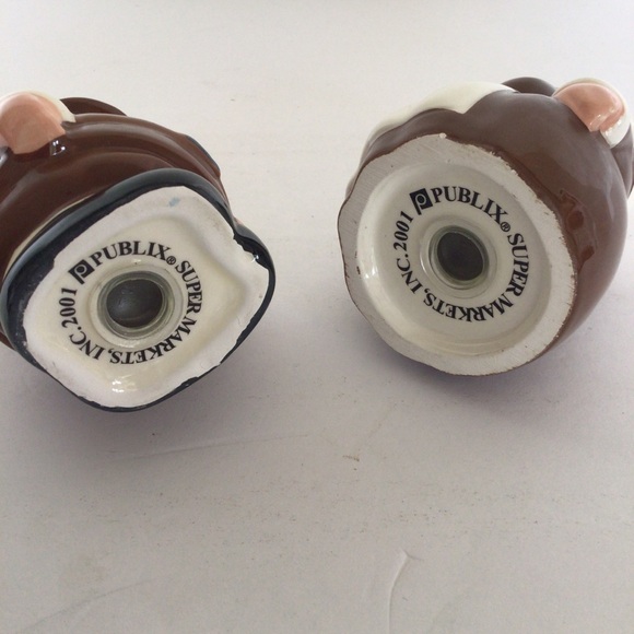 PUBLIX VINTAGE THE PILGRIM PAIR SALT AND PEPPER SHAKERS NWT - Picture 7 of 10